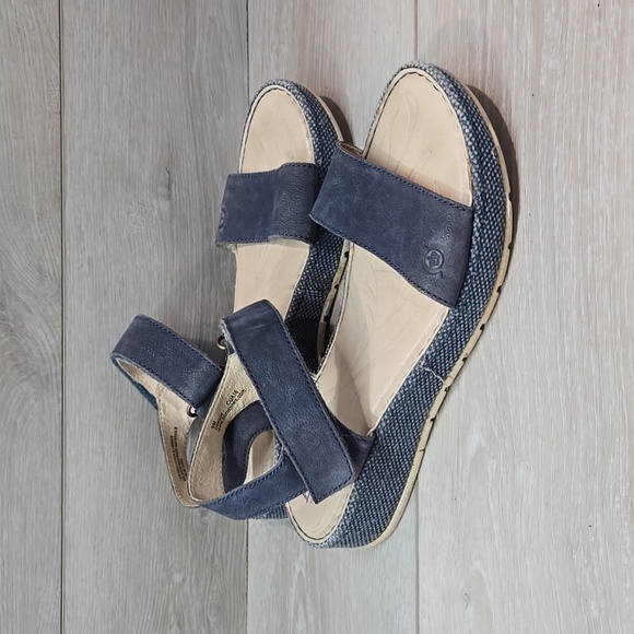 Born Women Petula Ankle Strappy Platform Sandals shoes sz 9M - Picture 1 of 12